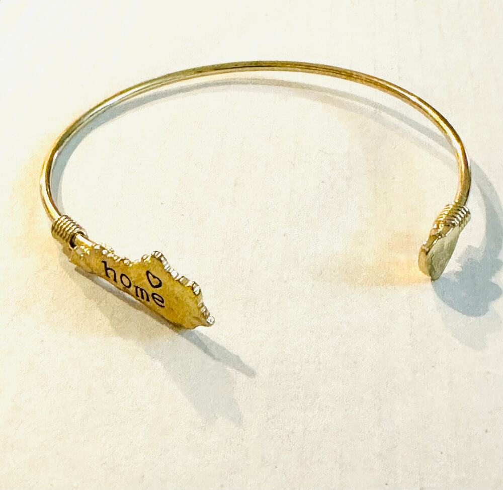 Kentucky Home Heart Cuff Bracelet UK